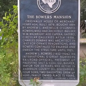 Bowers Mansion Texas Historic Landmarker