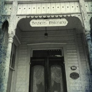 the bowers mansion entrance