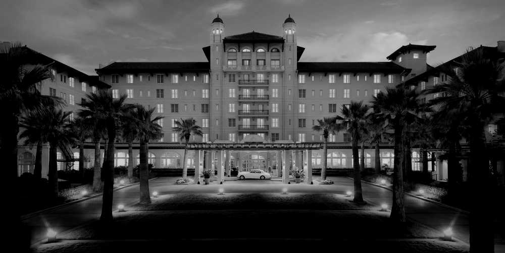 The reportedly haunted Hotel Galvez in Galveston TX