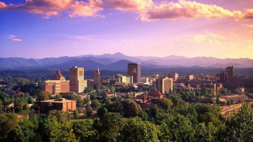 Image of Asheville, NC skyline