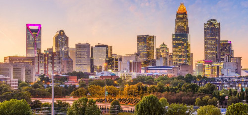 Image of Charlotte, NC's skyline