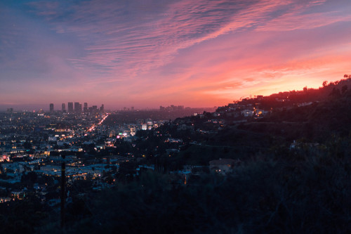 An image of the skyline of Los Angeles in Callifornia
