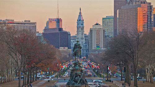 An image of downtown Philadelphia