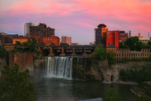 A shot of downtown Rochester, New york