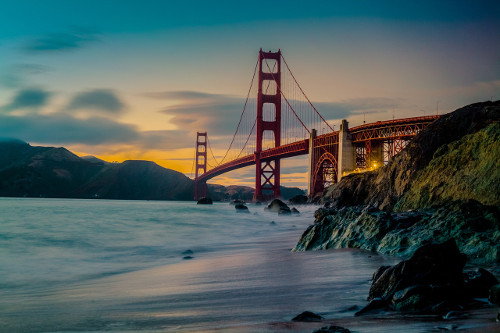 An image of the golden gate bridge in San Francisco