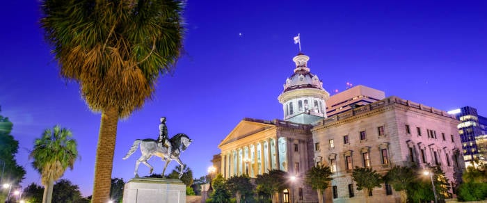 The State House in Columbia, South Carolina