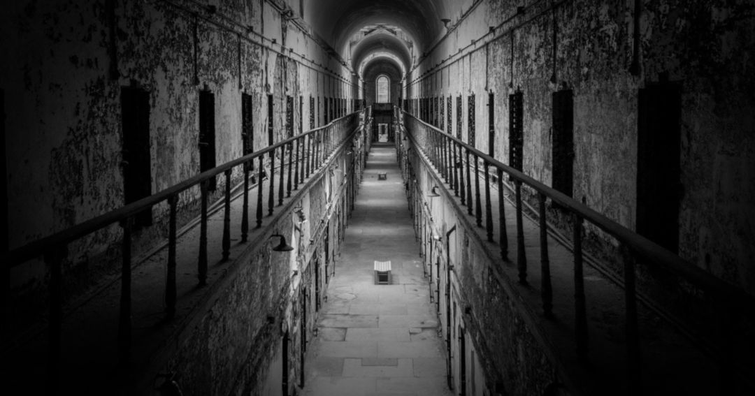 Eastern State Penitentiary in Philadelphia, Pennsylvania An image of the reportedly haunted Eastern State Penitentiary in Philadelphia, Pennsylvania