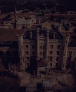 Old Joliet prison aerial view