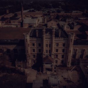 Old Joliet prison aerial view