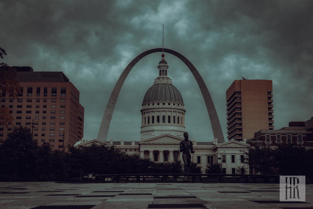 The old courthouse in St. Louis, MO