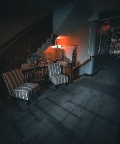 miners hotel butte hallway