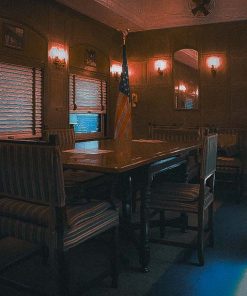 Magellan Railcar dining room