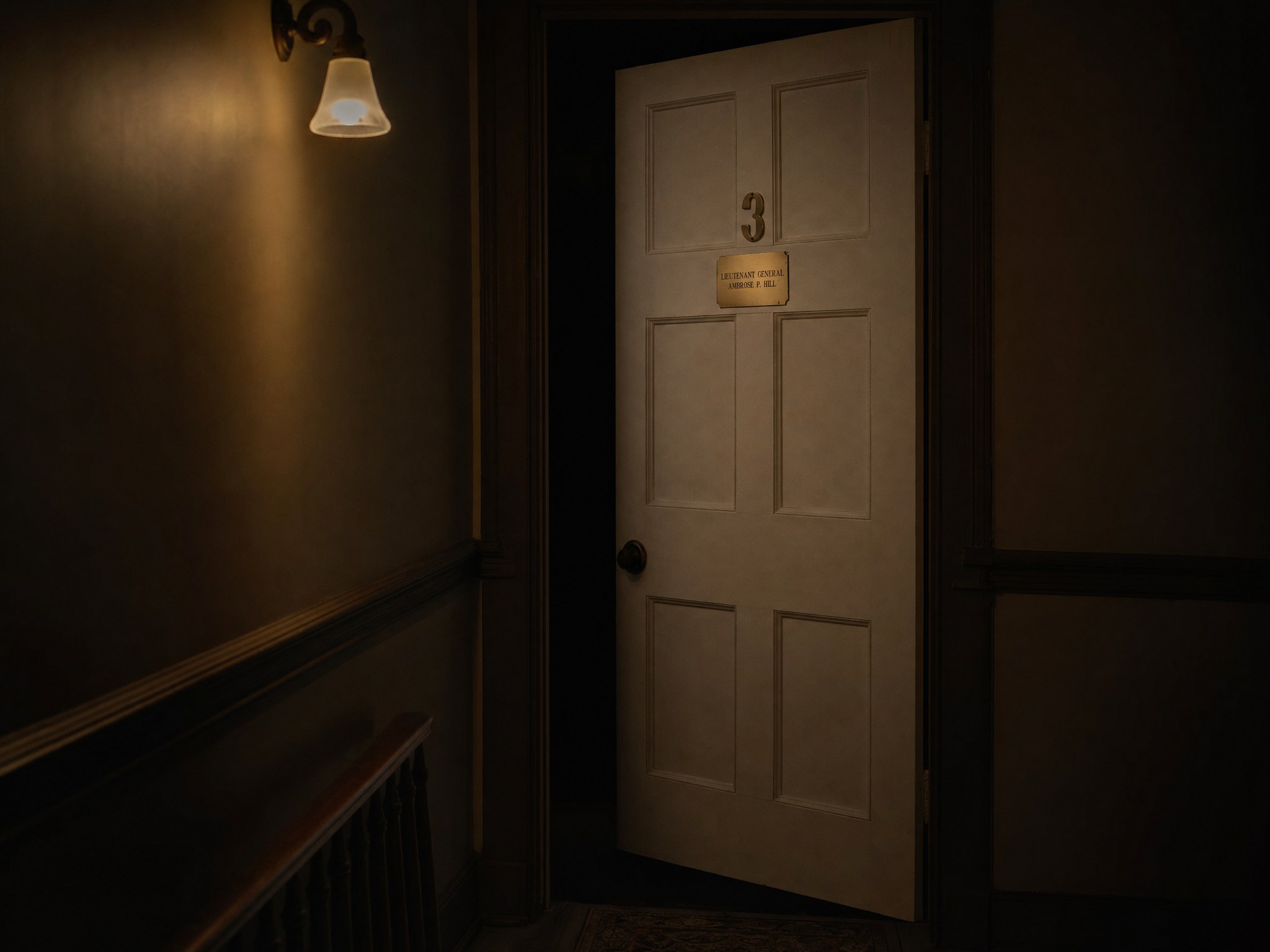 Door of the A.P. Hill Room at the Cashtown Inn