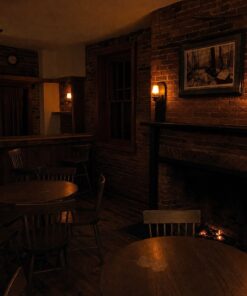 Tavern fireplace at the Cashtown Inn
